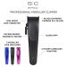 StyleCraft Ergo Professional Microchipped Magnetic Clipper - 5 Guards Charging Stand & 3 Customizable Lids (Black Pink Blue) - International Shipping Available - Buy Online on GoSupps.com
