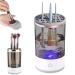 ZFZZC Electric Makeup Brush Cleaner Automatic Cleaning Drying Storage 3 in 1 Multifunctional