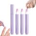 Lot de 3 stylos de soin des ongles 3 en 1 stylo huile cuticule pour ongles avec pointe en c ramique & poussoir stylo huile Hangnail durable brillance hydratante
