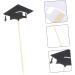 Cabilock 72 Pcs Graduation Hat Picks Kindergarten Graduation Cake Decors Grad Cap Cupcake Toppers Grad Cupcake Picks Congrats Grad Cupcake Topper Insert Card Bamboo Dessert Table - Buy Online on GoSupps.com