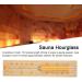 Buy Sauna Sandwatch | 15-Minute Rotating Wooden Clock with Yellow Sand - Heat-Resistant Hourglass for Spa & Sauna - Buy Online on GoSupps.com
