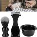 Premium 3-in-1 Shaving Set - Brush Soap Bowl & Holder for Ultimate Wet Shaving Experience - Buy Online on GoSupps.com