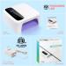 BETE Cordless 72W Rechargeable LED Nail Lamp with LCD Display - Wireless Nail Dryer for Gel Polish - Portable UV LED Nail Light with 4 Timer Settings - Professional White - Buy Online on GoSupps.com