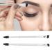 Double Ended Silver Brow Brush - Soft Hair Eyebrow & Eyelash Tool for Weddings & Home | International Shipping Available - Buy Online on GoSupps.com