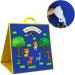 MYhose Double-Sided Felt Board 17.12x17.32'' - Freestanding Flannel Teaching Board for Classroom Aids - Ideal Educational Tool - Ship Worldwide - Buy Online on GoSupps.com