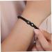 Didiseaon 3pcs Black and White Heart Bracelet Women Bracelet Initial Bracelets Heart Bracelet Handmade Couples 6X6X0.5CM Black B - Buy Online on GoSupps.com