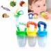 Q4U Baby Pacifier Fresh Keeper/Fruit Feeder Feeding Nipple Weaning Teething Pacifier Dummy Soother 4 Pack
