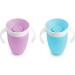 Munchkin Miracle 360 Sippy Cup - BPA Free Non-Spill Toddler Cups with Handles LeakProof & Dishwasher Safe 7oz 2 Pack - Blue/Purple 6+ Months International Shipping - Buy Online on GoSupps.com