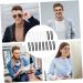Buy Lurrose 60 Pcs Glasses Slippered Foot Covers - Anti-Slip Allergy Preventing Replacement for Glass Bricks - White & Black Options Available - Buy Online on GoSupps.com