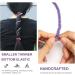 Spiral Hair Ties Braided Tangle Free Hair Ties Ponytail Holders Hair Bands Keep It Smooth And Not Messy for Surfing Diving Swimming Running Fitness 16inch - Buy Online on GoSupps.com