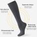 Rixotix Knee Socks for Men & Women - Compression Support Stockings Cotton Breathable Long Socks in Gray (Size 34-39) - Comfortable & Stylish - Buy Online on GoSupps.com
