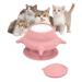 BCHBUD Puppy Kittens Feeder Milk Bowl for Multiple Nursing Kittens Puppy,240ml Doggie Puppy Bottles with 4 Nipples,for Feeding Small Newborn Pets,KittensPuppiesRabbits Nursing Supplies pink