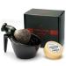 Anbbas Badger Hair Shaving Brush with 100G Shaving Soap Bar and Upgrade Lathering Way-POP Mug A5 Melamine,Foaming Set for Men Wet Shave,Women Girls Hair Removal Dark Green