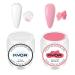 KYDA 2 Colors Nail Extension Solid Builder Gel Solid Non-stick Extension Gel for Nails Hard Builder Gel for Nail Art Design Premium Color Extend Gel for Beginners Nails(Clear and Dark Pink)