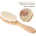 Soft Goat Hair Brush Retro Oil Head Brush with Wooden Handle Hairdressing Carving Cleaning Brush Beard Hair Cleaning Tool - Buy Online on GoSupps.com