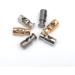 Hole Cord Lock Stopper spring buckle Cord Locks Toggles 30pcs/lot round metal alloy stoppers toggle cord locks Drawstring lock 4mm hole nickle black gold(Gold) 20mmx8mm Gold - Buy Online on GoSupps.com