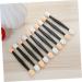 VINTORKY 50 Pcs Dual Sided Eyeshadow Brush Eye Shadow Sponge Applicator Double Sided Makeup Brush Black Size 1 Black - Buy Online on GoSupps.com