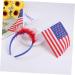 FRCOLOR United States Flag America Flag Ladies Headbands American Flag Women Headband Hairband Flag Hair Hoop Flag Headband Miss Girl Headgear medium As Shown - Buy Online on GoSupps.com