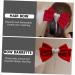 DOITOOL Tassel Hair Clip Red Hair Clips Hair Accessories for Girls Barrettes for Girls Rhinestone Barrettes for Women Womens Barrettes for Hair Girls Tiara Miss Spring Clip Velvet Bow Tie - Buy Online on GoSupps.com