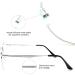 SeeLife Silver Round Metal Wire Reading Glasses | +1.0 Strength | Men & Women - Buy Online on GoSupps.com