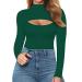 iOoppek Fast Weight Loss Short Sleeve Body for Women - Extreme Tummy Control & Thigh Slimming - Green M - International Shipping Available - Buy Online on GoSupps.com