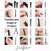 L'AS TIJARA Professional Manicure Pedicure Kit Cuticle Care Tools Kit Manicure Pedicure Set Complete 18 Pieces (Red) - Buy Online on GoSupps.com