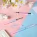 3pcs Nail Art Clean Up Brushes set for Nails Painting - Round & Angled Head Pen Silicone Nail Art Acrylic Pen Brushes Dotting Pen Nail Painting Tools, perfect for Nail Art Design and Polish Mistake Cleaning - Buy Online on GoSupps.com
