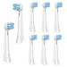 Spacever upright toothbrushes compatible with oral b io electric toothbrush Series 10 9 8 7 6 5 4 3 8 pieces of plug -in brushes brush heads essays white