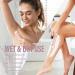 Rasoir Klyne 2.0 Klyne Tondeuse Femme 2-En-1 Rasoir lectrique Femme Intime Surete tanche IPX 7 Convient pour Le Visage Les Jambes et Les Aisselles (Violet) - Buy Online on GoSupps.com