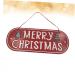 Yardenfun Ornament Christmas Hanging Decoration Christmas Door Decorations House Number Decorative Items Iron - Buy Online on GoSupps.com