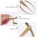 Mipcase 1pc Eyebrow Positioning Ruler Makeup Stamp Eyebrow Tools Eyebrow Ruler Tool Template Ruler Shaping 16.5x5.4cm Golden - Buy Online on GoSupps.com