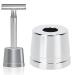 Razor holder razor plane base holder wide opening alloy universal men's shaving brush dry rates the best gift for men
