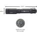 Cloud Defensive Chicro Admin Light 350 Lumen Black Pocket Flashlight - USB Rechargeable EDC - Buy Online on GoSupps.com