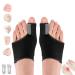 Smilamo Premium Bunion Corrector Sock - Browsluv Premium Toe Bunion Corrector - Bunion Corrector for Women - Comfortable Orthopedic Bunion Toe Corrector Big toe Straightener Brace (1 PCs Black)