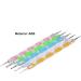 YOXIER Nail Art Brush Double-Head Nail Draw Line Pen Portable DIY Multi - Buy Online on GoSupps.com