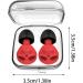 Fovolat Ear Plugs for Sleeping Skull Design Ear Plugs for Concentration Silicone Ear Plugs Soft Hearing Protection Ear Plugs for Travel Work Red - Buy Online on GoSupps.com