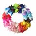 20-Piece Girls' Hair Clip Set - Soft Satin Ribbon and Metal Construction - Assorted Colors - Buy Online on GoSupps.com
