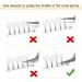 4D-C-0.10-8-15 Mix Pre Made Fan Eyelash Extensions - Russian Volume Lashes 0.07 0.10 Pre Fanned Long Stem C D Curl - 8-15 Mix & CG - Premade Fans Eyelash Extension - Buy Online on GoSupps.com
