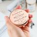 Dyukonirty Rose Gold Compact Mirror - Unique Teacher Gift for Women | Great for Teachers Day, Birthday, Wedding, Graduation | Travel Mirror - Buy Online on GoSupps.com