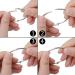 Floss Organizer Bags with 2 Inch Binder Ring Clips - Embroidery Floss Storage Book Rings for Thread Flash Cards (200 Pcs) - Buy Online on GoSupps.com