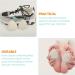 4 Pairs Women's Felt Forefoot Pads - High Heel Ball of Foot & Tongue Pads for Comfort - Soft White Insoles for Dressy Heels - Buy Online on GoSupps.com