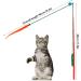 Cobee Cat Feather Toys 6 Pcs Cat Feather Wands Interactive Worm Teaser Toy for Indoor Outdoor Cat Interactive Wand Toys with Worm Refills and Cat Bells Cat Kitten Wire Chaser Fun Toys - Buy Online on GoSupps.com