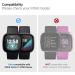 Spigen Rugged Armor Pro Fitbit Versa 3/Sense Case with Band - Black - Buy Online on GoSupps.com