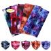 100 Pcs Stylish Pattern Printed Disposable Face Masks - Breathable 3ply Safety Mask with Comfortable Tie Dye Design - Adult Protective Face Cover with Bendable Nose Clip - Buy Online on GoSupps.com