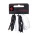 Pack of 12 thin hair ties neutral tones