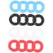 Solustre 24 Pairs Anti-Slip Glasses Accessories | Ear Protectors Glass Holders & Temple Covers for Maximum Comfort - Buy Online on GoSupps.com