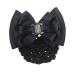 Bowknot Snood Net Net Hair Clip Net Hair Clip Barrette Hairnet Ladies Snood Net Hairnet Hair Clip Bun Cover Barrette F03