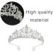 Tiara Crown Crystal Rhinestone Bridal Princess Headband with Comb for Women Bridal Party Wedding Birthdays Anniversaries - Buy Online on GoSupps.com