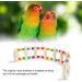 Agate Bird Ladder for Nymphensittich | Wooden Climbing Swing Toy | Bird Cage Accessories for Pets 6*39cm - Buy Online on GoSupps.com