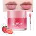Overnight Lip Mask Lip Butter Balm: 24hrs Hydrating Repair Treatment Lip Sleeping Mask-Shea Cocoa Seed Butter/Olive Oil/Beeswax for Chapped Dry Lips Care/Moisturizer - Fade Lip Lines